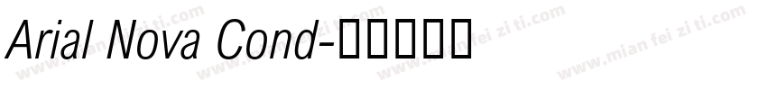 Arial Nova Cond字体转换